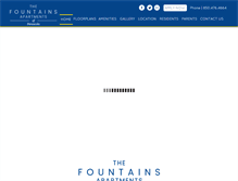 Tablet Screenshot of fountainspensacola.com